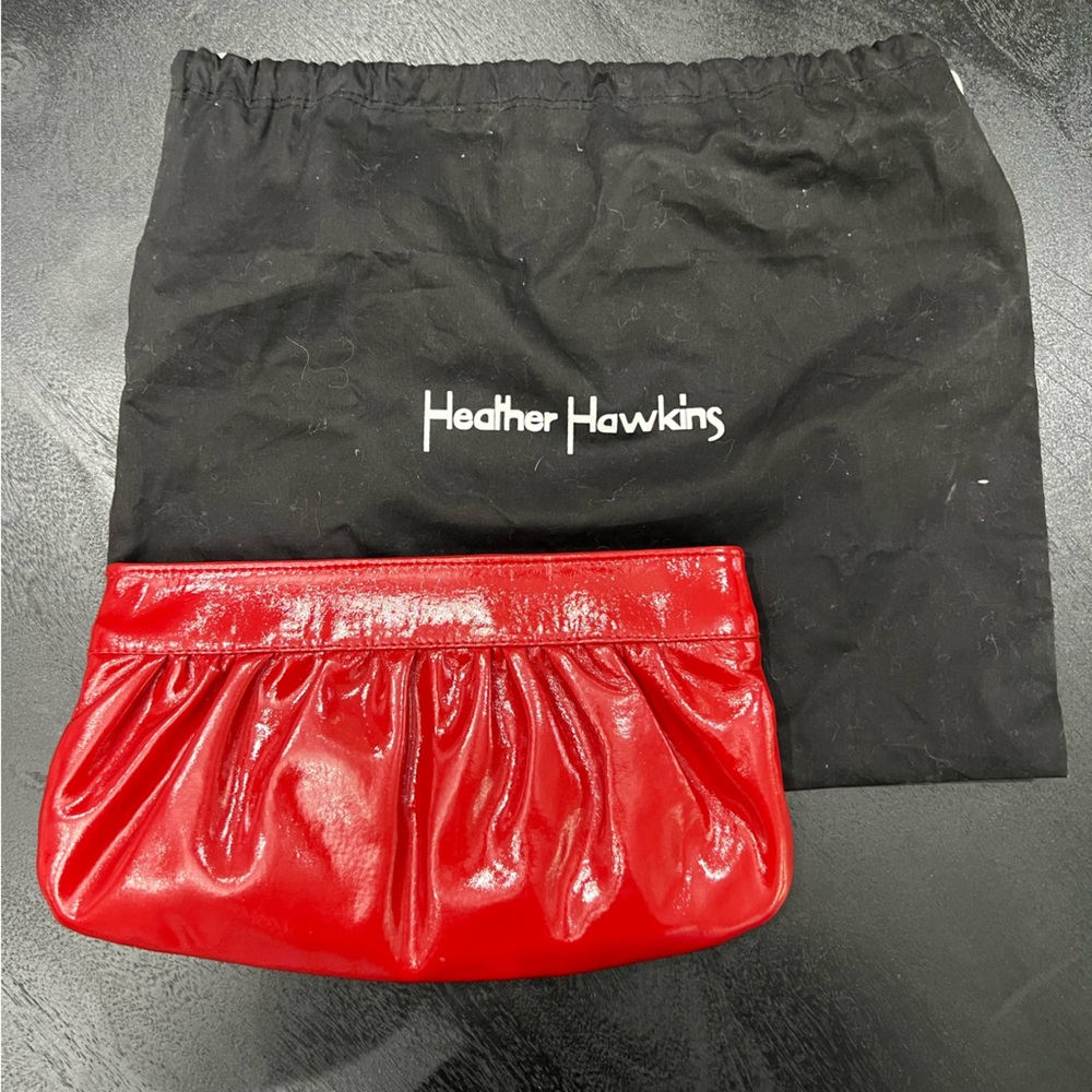 👜❤️Heather Hawkins❤️👜 Red Patent Leather Clutch